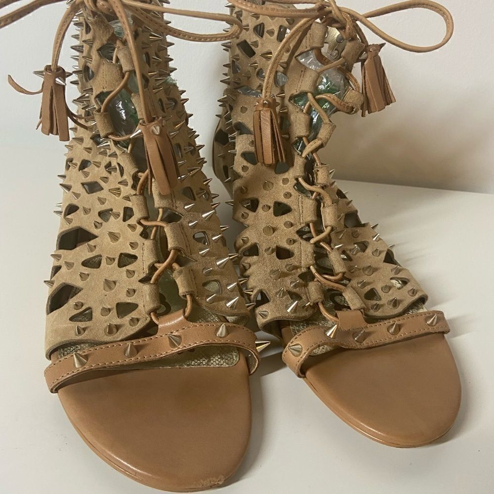 Sam Edelman Spiked Sandal Booties - Picture 3 of 9